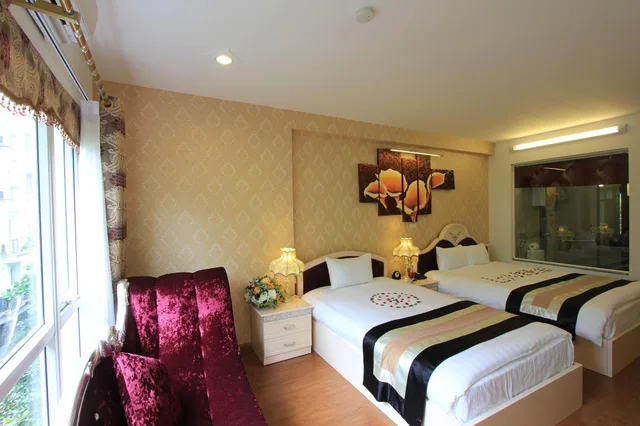 غرفة عائلية رباعية بإطلالة على المدينة، Hanoi Inner Hotel 2/5