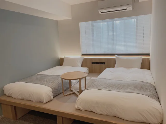 غرفة بسريرين منفصلين، The Tourist Hotel & Cafe Akihabara 1/2