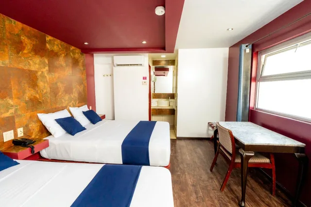 غرفة قياسية بسريرين منفصلين، CAPITAL O Hotel Rose, Ensenada 1/10