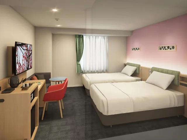 غرفة بسريرين منفصلين، Comfort Hotel Kii Tanabe 2/7