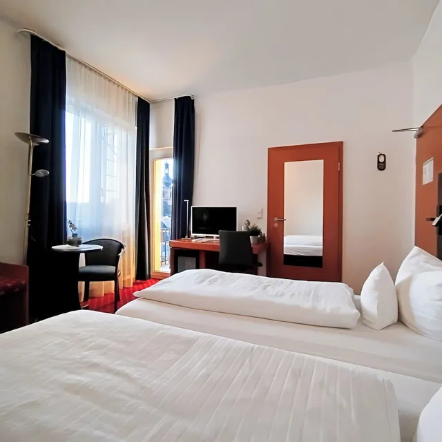 غرفة أساسية بسرير مزدوج، Hotel Schwert 1/6