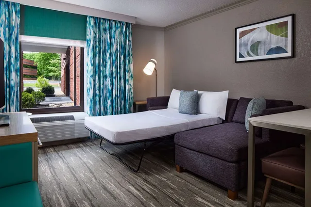 1 Bedroom, Suite, King Bed, Sofa, Hilton Garden Inn Tewksbury Andover 1/2