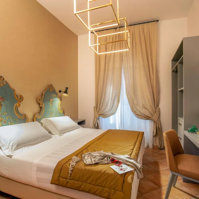 غرفة بسرير مزدوج أو سريرين منفصلين، Mozart Hotel Rome 1/10