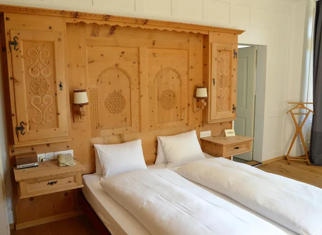 غرفة بسرير مزدوج بإطلالة على الجبل، Schatzalp Snow &amp; Mountain Resort 3/4