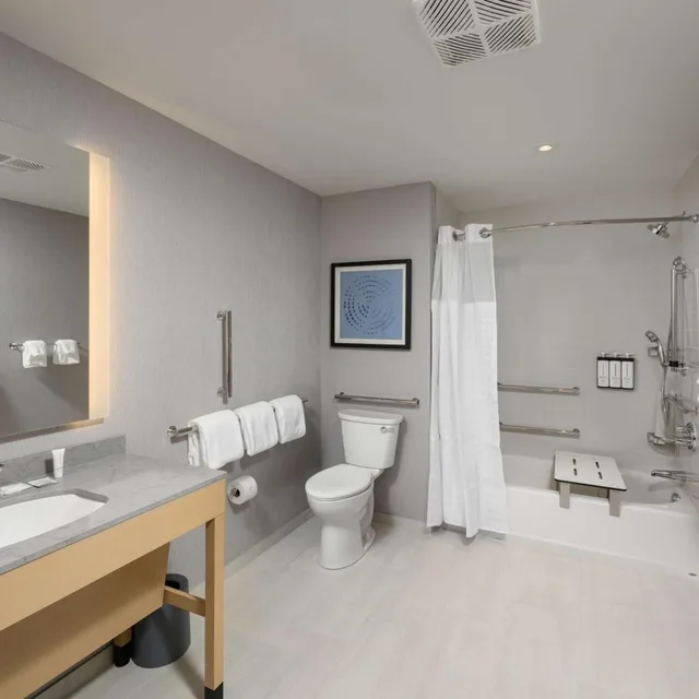 غرفة بسرير كينج وسريرين كوين لذوي الإعاقة، Hyatt Place Albany 3/4
