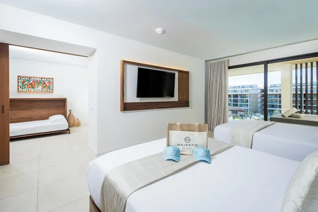 1 Bedroom, Club, Family, Suite, 2 Queen Beds, Outdoor Jetted Tub، Majestic Mirage Costa Mujeres, All-Suite Resort - All Inclusive 3/8