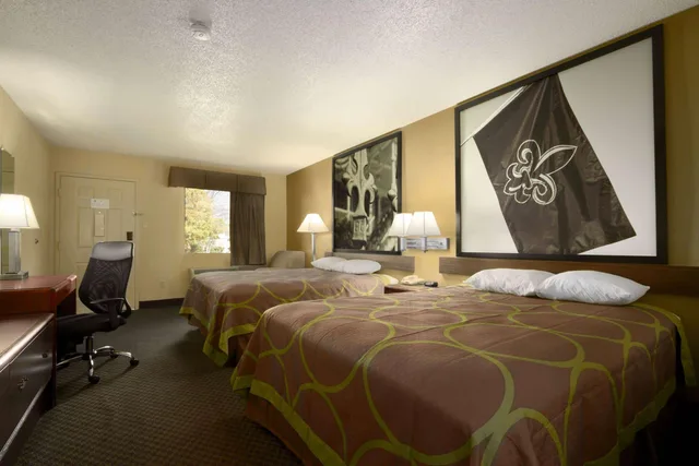 Room, 2 Queen Beds, Smoking, Super 8 By Wyndham Calhoun 1/1