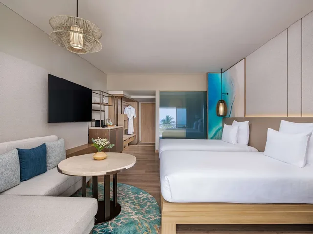 غرفة سوبيريور بسريرين كوين بإطلالة على الحديقة، Pullman Phuket Karon Beach Resort 6/10