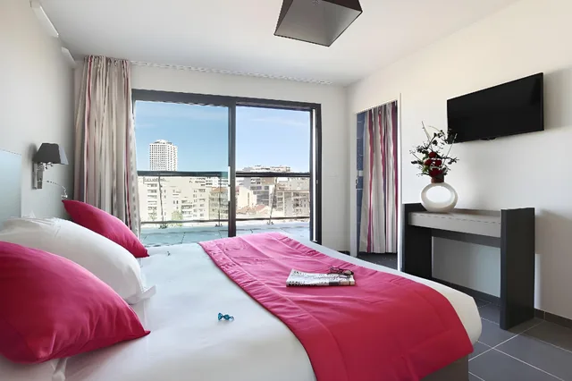 غرفة بسرير مزدوج، Appart hotel Odalys City Marseille Centre Parc Chanot Velodrome 1/1
