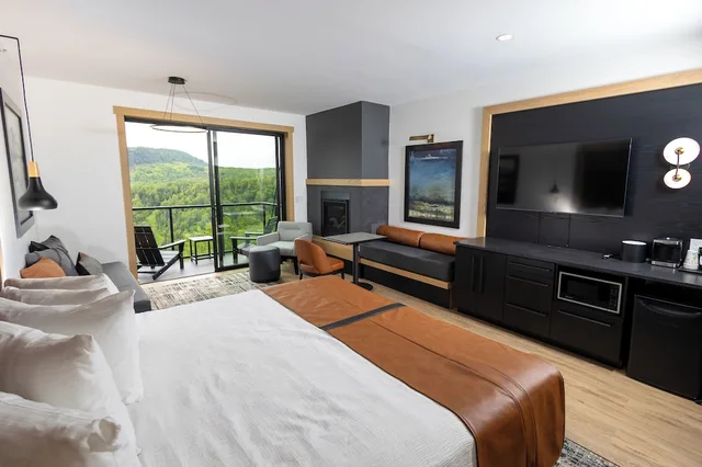 Elite, Studio, King Bed, Partial Lake View, Sofa، Eagle Ridge Resort 1/3