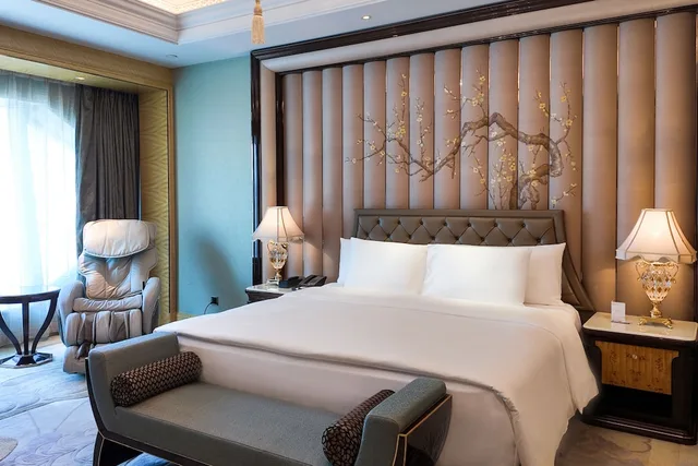 غرفة غراند ديلوكس بسرير كينج، Wanda Reign Wuhan 5/6
