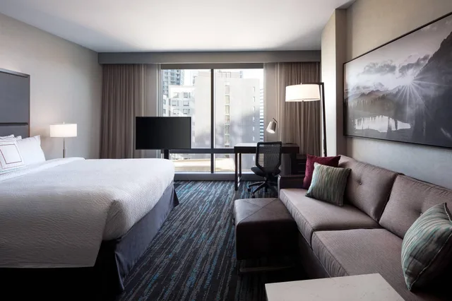 Studio, King Bed, City View, RESIDENCE INN SEATTLE DOWNTOWN/CONVENTION CENTER 3/6