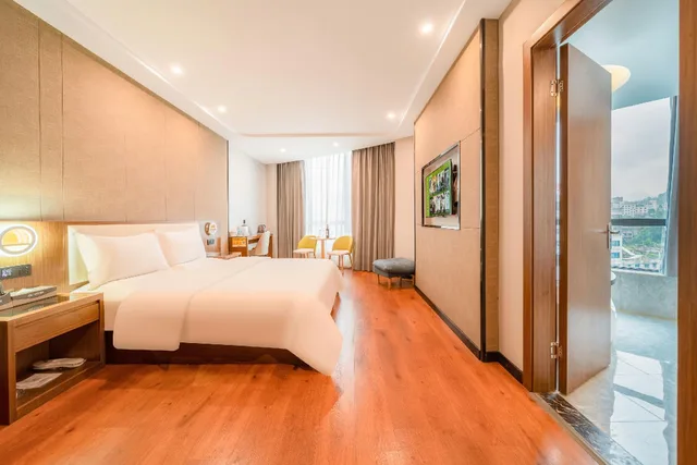 غرفة ديلوكس بسرير كوين، Wulong Hotel 1/1