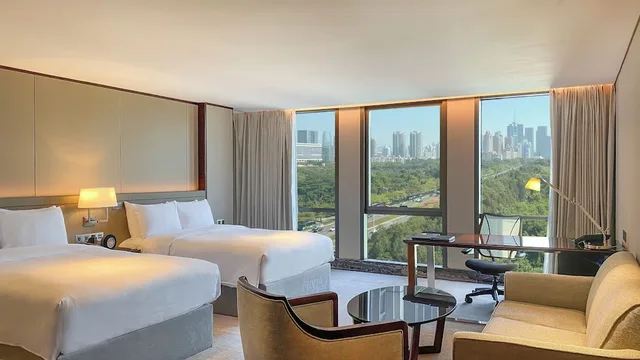 غرفة ديلوكس بسريرين مزدوجين، Jw Marriott Hotel Shenzhen 1/8