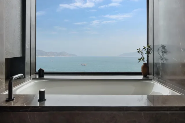 جناح بريميوم بسرير كينج بإطلالة على البحر، Alila Dongao Island Zhuhai 5/5