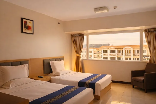 غرفة ديلوكس بسريرين مزدوجين، Extremeli Suites 1/10