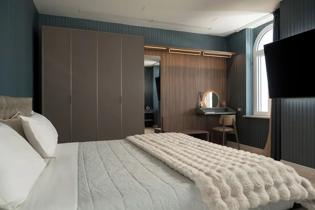 جناح بسرير كوين بإطلالة على البحر، Villa Giada Luxury Boutique 6/10