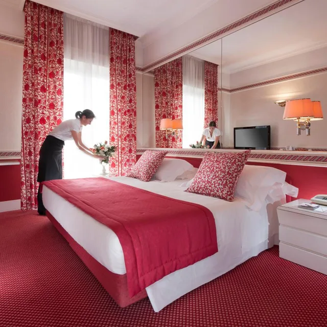غرفة كلاسيكية بسرير مزدوج أو سريرين منفصلين بشرفة، Hotel Milton Rimini 1/7
