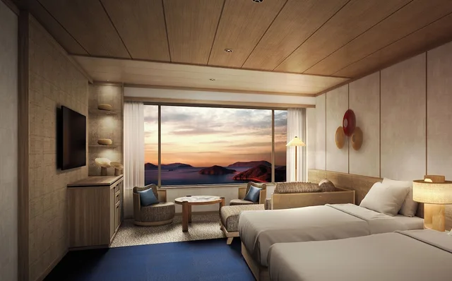 Deluxe, Twin Beds, Murphy Bed, Ocean View, Sofa, Bathtub، Kanpo No Yado Ako 1/5