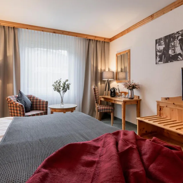 غرفة قياسية بسرير مزدوج أو سريرين منفصلين، Robinson Club Arosa 8/10