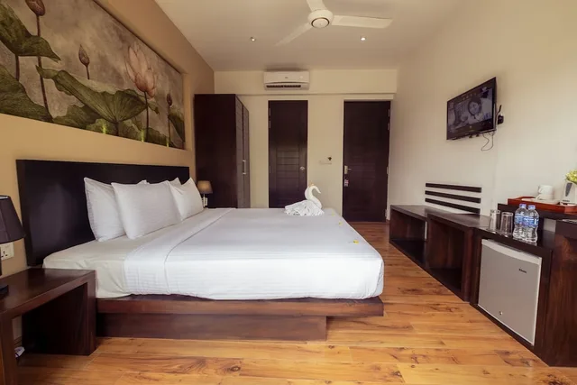 غرفة ديلوكس بسريرين منفصلين بشرفة، Terrace Green Hotel 7/10