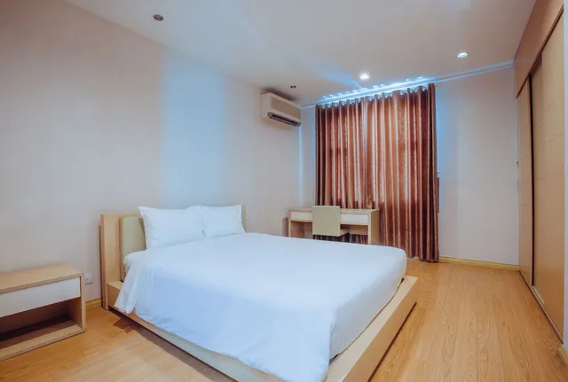 جناح بسريرين كينج بغرفتي نوم، Vinh Trung Plaza Apartments Hotel 5/10