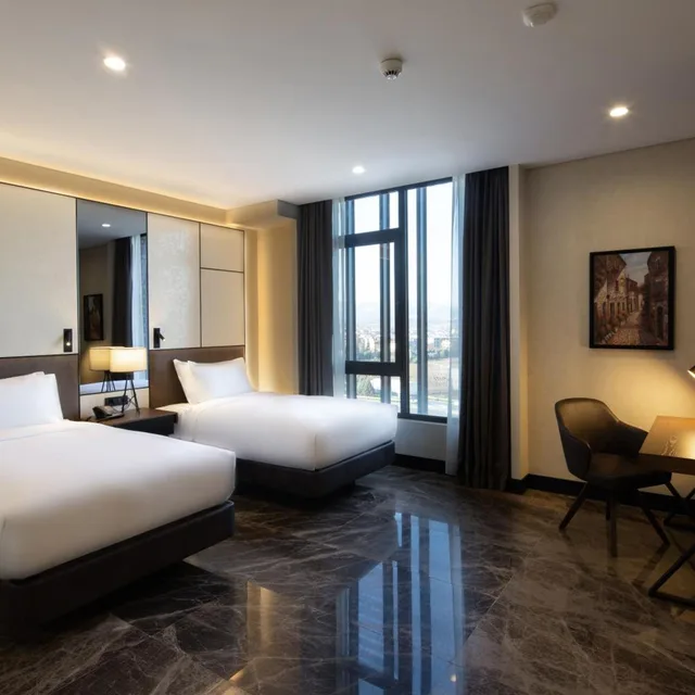 غرفة سوبيريور بسريرين منفصلين، DoubleTree by Hilton Kocaeli 4/7
