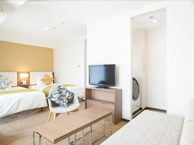 Superior, Single, Twin Beds, Laundry, Kitchenette، TOKYU STAY YOGA 1/4