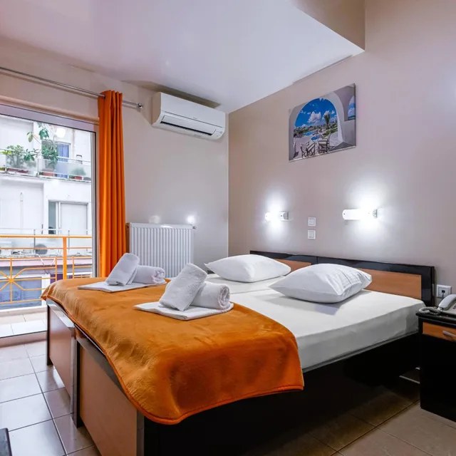 غرفة اقتصادية بسرير مزدوج أو سريرين منفصلين، Faros 1 Hotel 7/10