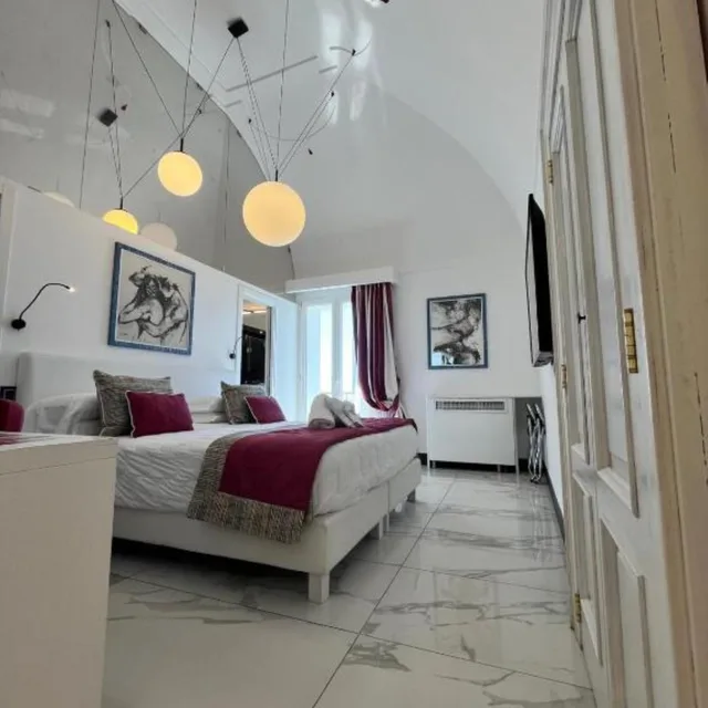 غرفة تنفيذية بسرير مزدوج بإطلالة على البحر، Positano Art Hotel Pasitea 1/1