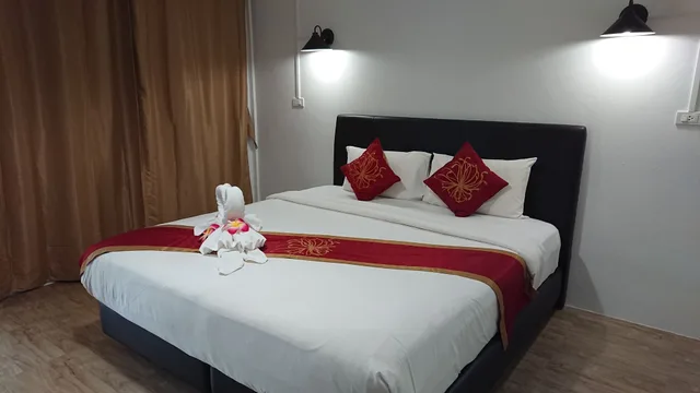 غرفة بسرير كينج بإطلالة على الحديقة، The Krabi Forest Homestay 4/10