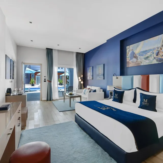 جناح بإطلالة على المسبح، M Hotels at Porto Marina 1/2