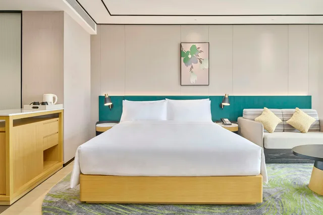 غرفة ديلوكس بسرير كينج، Hilton Garden Inn Foshan Lishui 3/5
