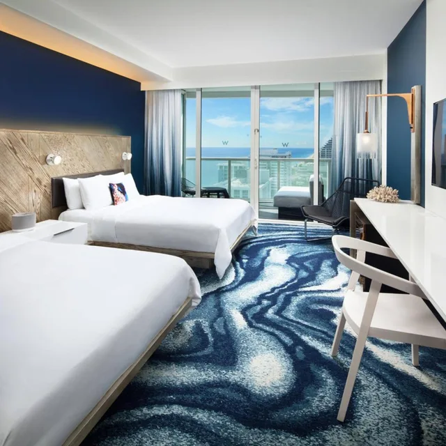 Superior, Queen Bed, Ocean View, Balcony, Accessible, W Fort Lauderdale 1/2