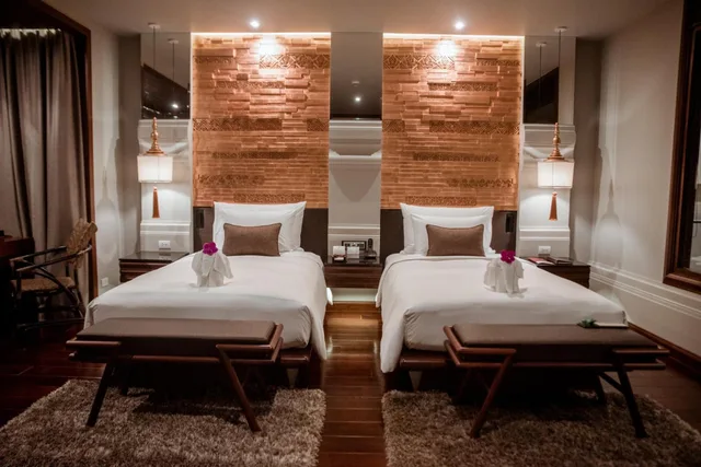 غرفة ديلوكس بسريرين منفصلين في الملحق، Ratilanna Riverside Spa Resort Chiang Mai 4/10