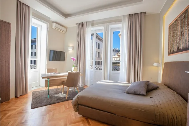 غرفة سوبيريور بسرير مزدوج وسرير فردي بغرفة نوم واحدة، B B Palazzo Depretis 1/4