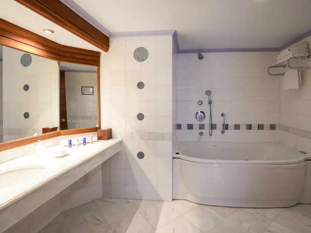 جناح تنفيذي بسرير مزدوج وسريرين منفصلين بإطلالة على البحر بغرفتي نوم، Thalassa Boutique Hotel and Spa - Adults Only 4/4