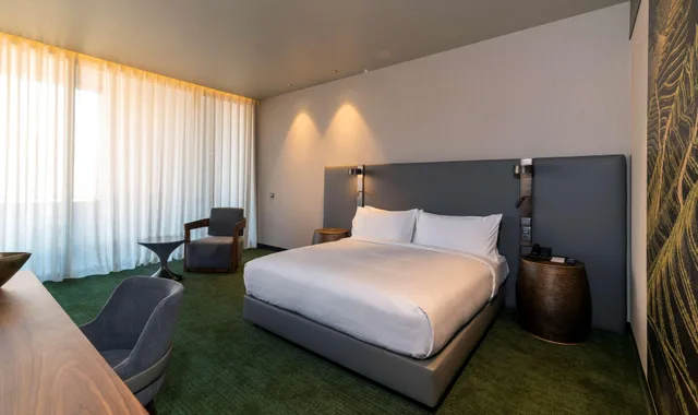 غرفة ديلوكس بسرير مزدوج بشرفة، Hilton Porto Gaia 7/10