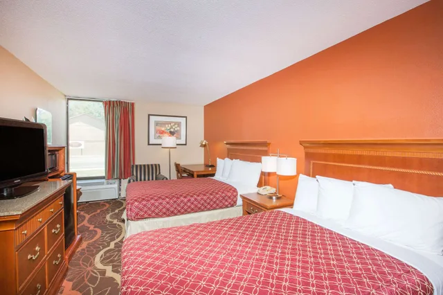 Room, 2 Double Beds, Super 8 by Wyndham Myrtle Beach/Market Common Area 1/9
