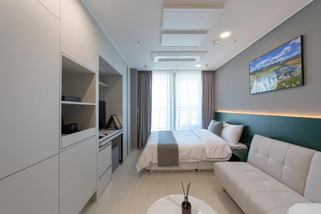 غرفة ديلوكس بسرير مزدوج، Bella Stay Hotel Chuncheon 1/10