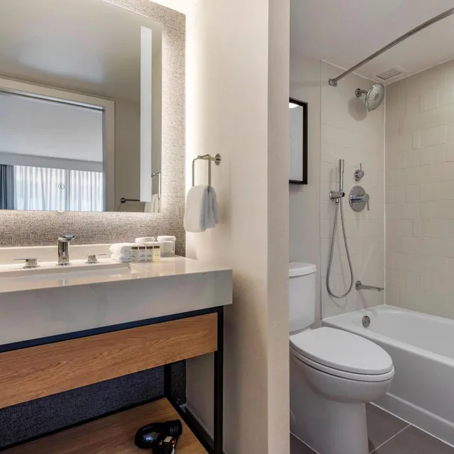 جناح بسريرين مزدوجين بغرفة نوم واحدة مع أريكة، Sheraton Suites Old Town Alexandria 5/9