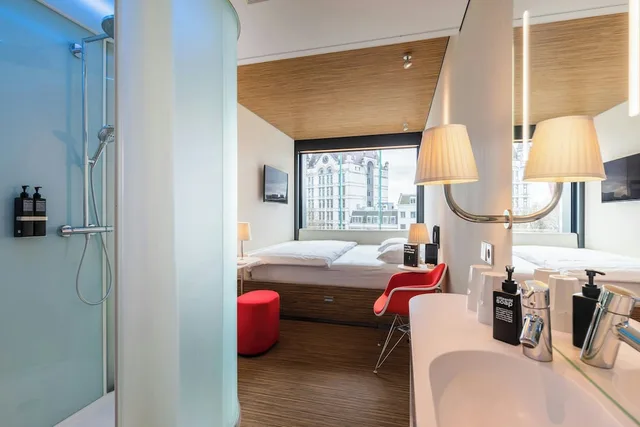 غرفة بسرير كينج في طابق مرتفع، Citizenm Rotterdam 8/9