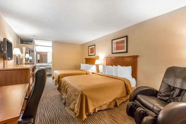 غرفة بسريرين مزدوجين، Quality Inn Barstow Route 66 6/9