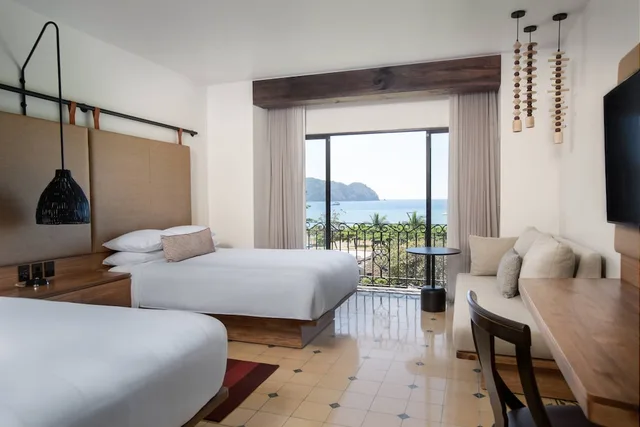 غرفة بسريرين مزدوجين بإطلالة على البحر، Los Suenos Marriott Ocean And Golf Resort 1/1