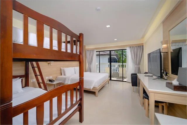 Deluxe, Quadruple, Bunk Bed, Queen Bed, Aonang Buri Resort 3/3