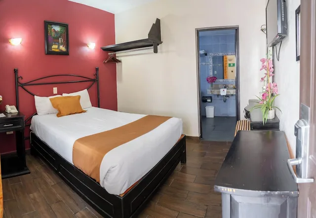 غرفة أساسية مفردة بسرير مزدوج، Hotel Plaza Poblana 3/6