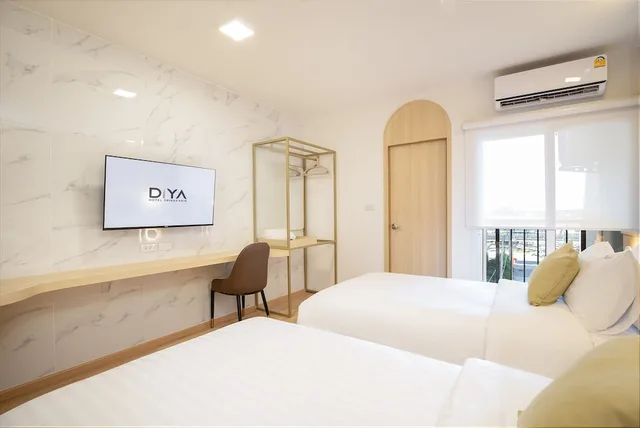 غرفة سوبيريور بسريرين منفصلين بشرفة، Diya Hotel Bangkok 3/6