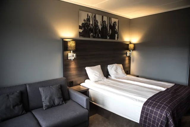 غرفة قياسية بسريرين منفصلين بإطلالة على الجبل، Geilo Hotel 3/5