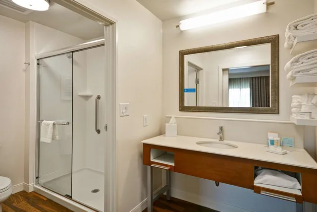 استوديو بسرير كينج مع أريكة لذوي الإعاقة، Hampton Inn And Suites Charleston Airport 5/6