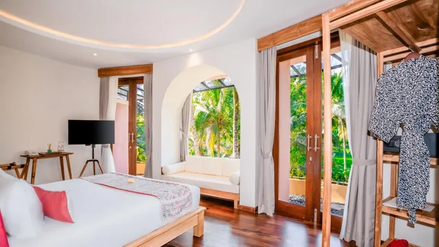 2 Bedrooms, Rice, Pool, Villa, Living Area, Hot Tub, Terrace، Puri Sebali Resort 2/5